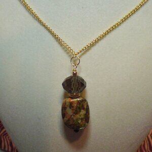 Safari Market Necklace; Handmade; High Fashion; OOAK